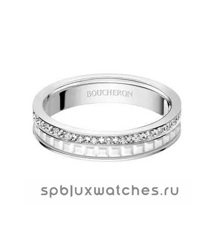 Кольцо Boucheron Quatre Wedding Band Double White Edition JAL00002