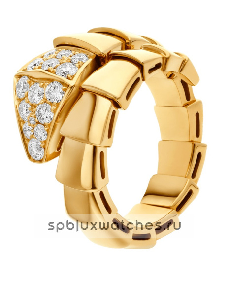 Кольцо Bvlgari Serpenti Viper Scaglie One-Coil Ring 361131
