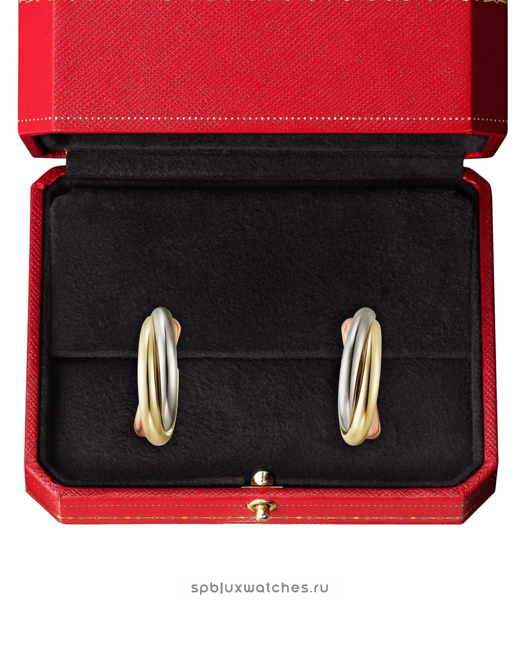 Серьги Cartier Trinity Earrings B8301540