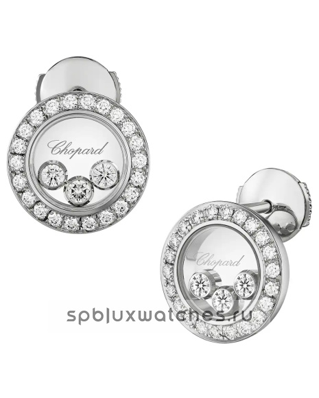 Серьги Chopard Happy Diamonds Icons Earrings 83A018-1201