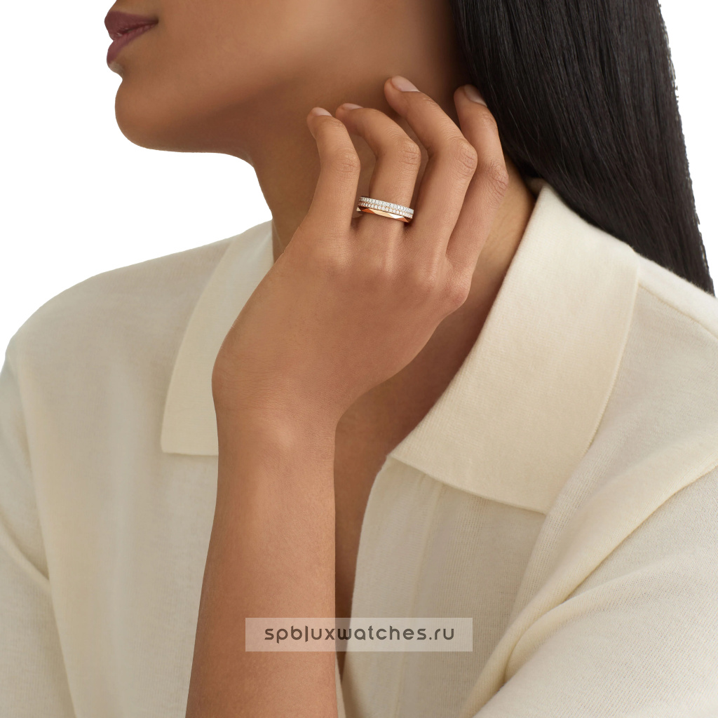 Кольцо Graff Laurence Graff Signature Three-Row Layered Diamond Ring RGR1085