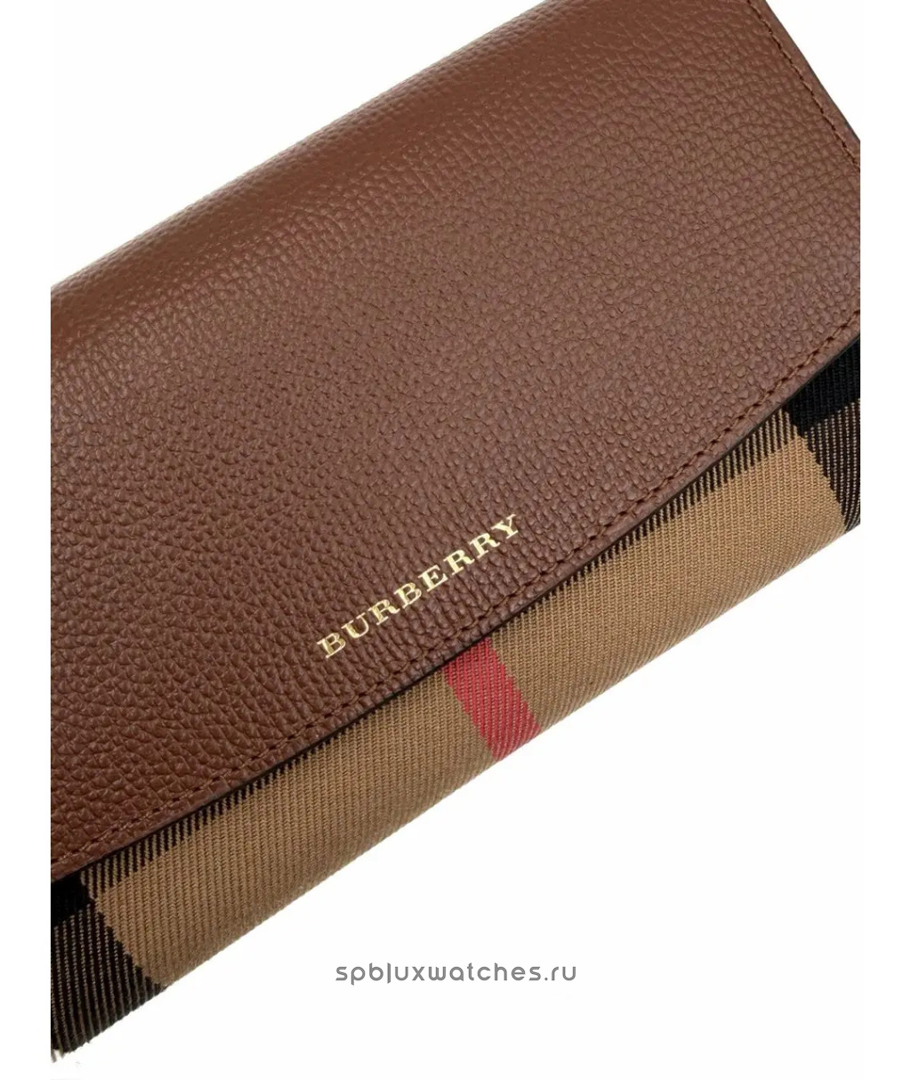 Кошелек Burberry Canvas Leather
