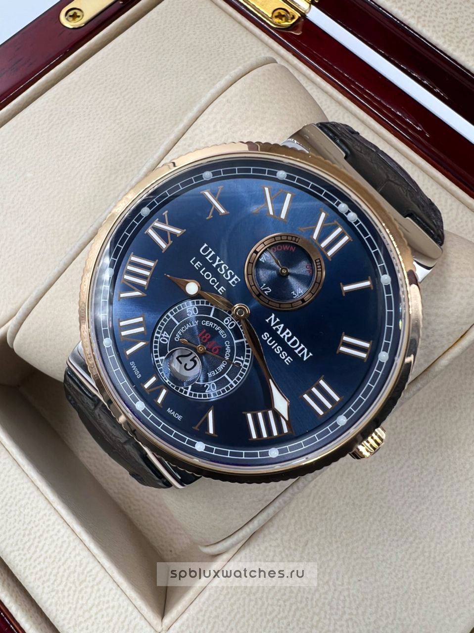 ulysse nardin maxi marine chronometer 43 mm 265 67 43 bq