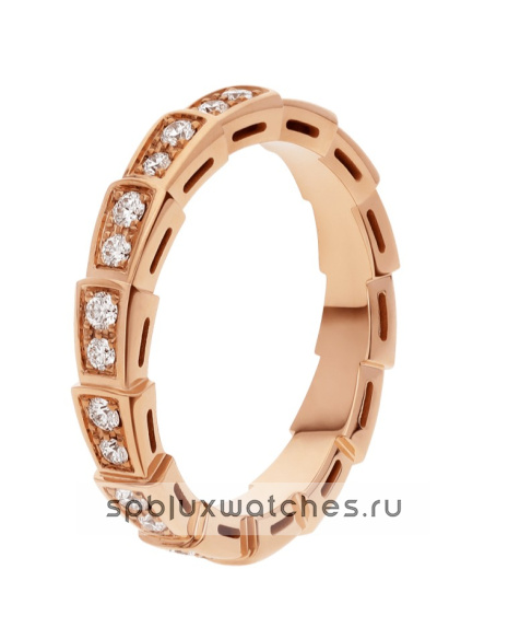 Обручальное кольцо Bvlgari Serpenti Viper Wedding Band Ring 349701