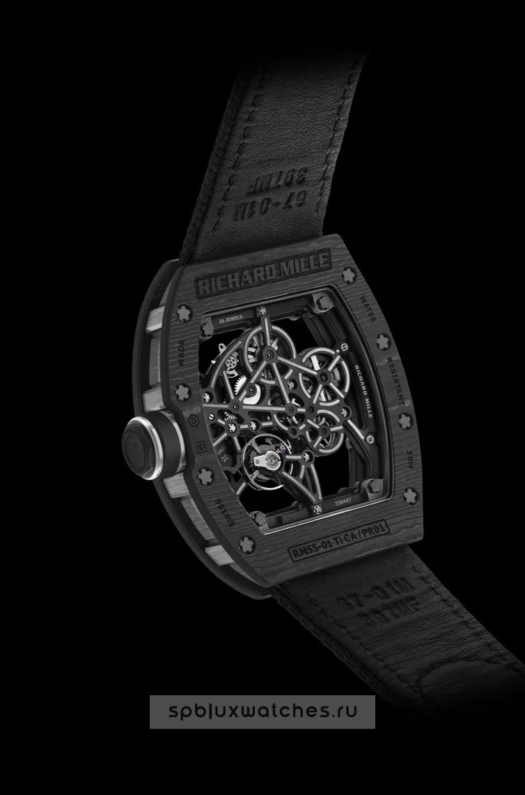 Richard Mille RM 55-01 Manual Winding Carbon TPT 37.9 x 47.3 mm