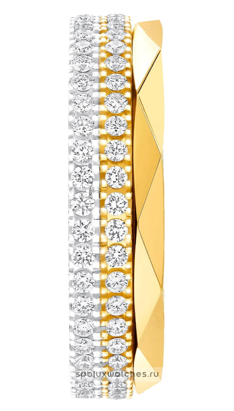 Кольцо Graff Laurence Graff Signature Three-Row Layered Diamond Ring RGR1084