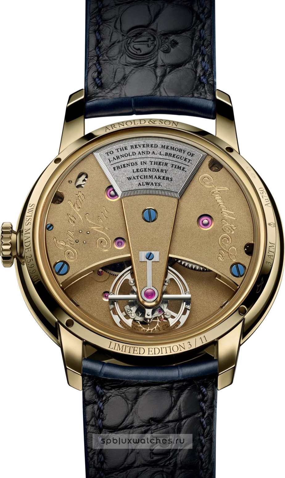 Arnold & Son Chronometry Constant Force Tourbillon 11 Yellow Gold 41.5 mm 1FCBJ.E01A.C246J