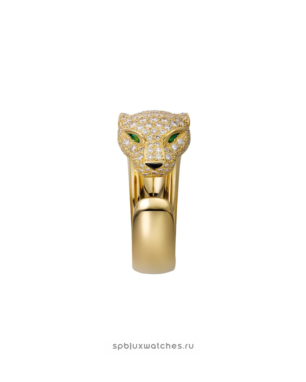 Кольцо Cartier Panthere de Cartier Half-Paved Ring Medium Model N4225000