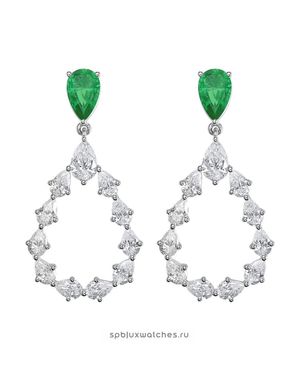 Серьги Chopard L'Heure du Diamant Drop Earclips 84A063-1401