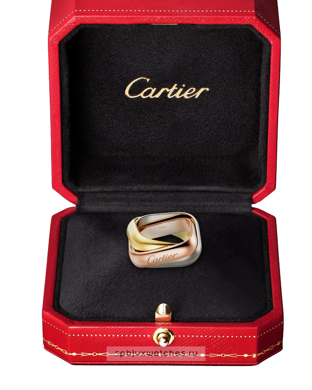 Кольцо Cartier Trinity Cushion-Shaped Ring Large Model B4239900