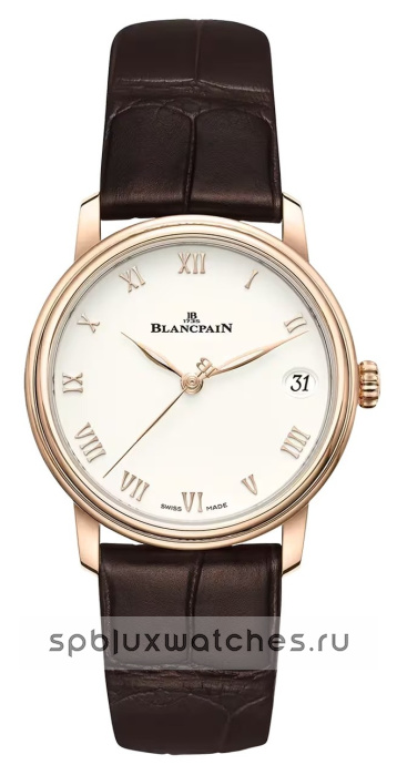 Blancpain Villeret Women Date 33.2 mm 6127 3642 55A