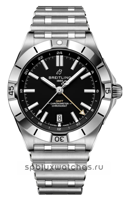 Breitling Chronomat Automatic GMT 40 mm NFL New Orleans Saints Edition A32398D11B1A1