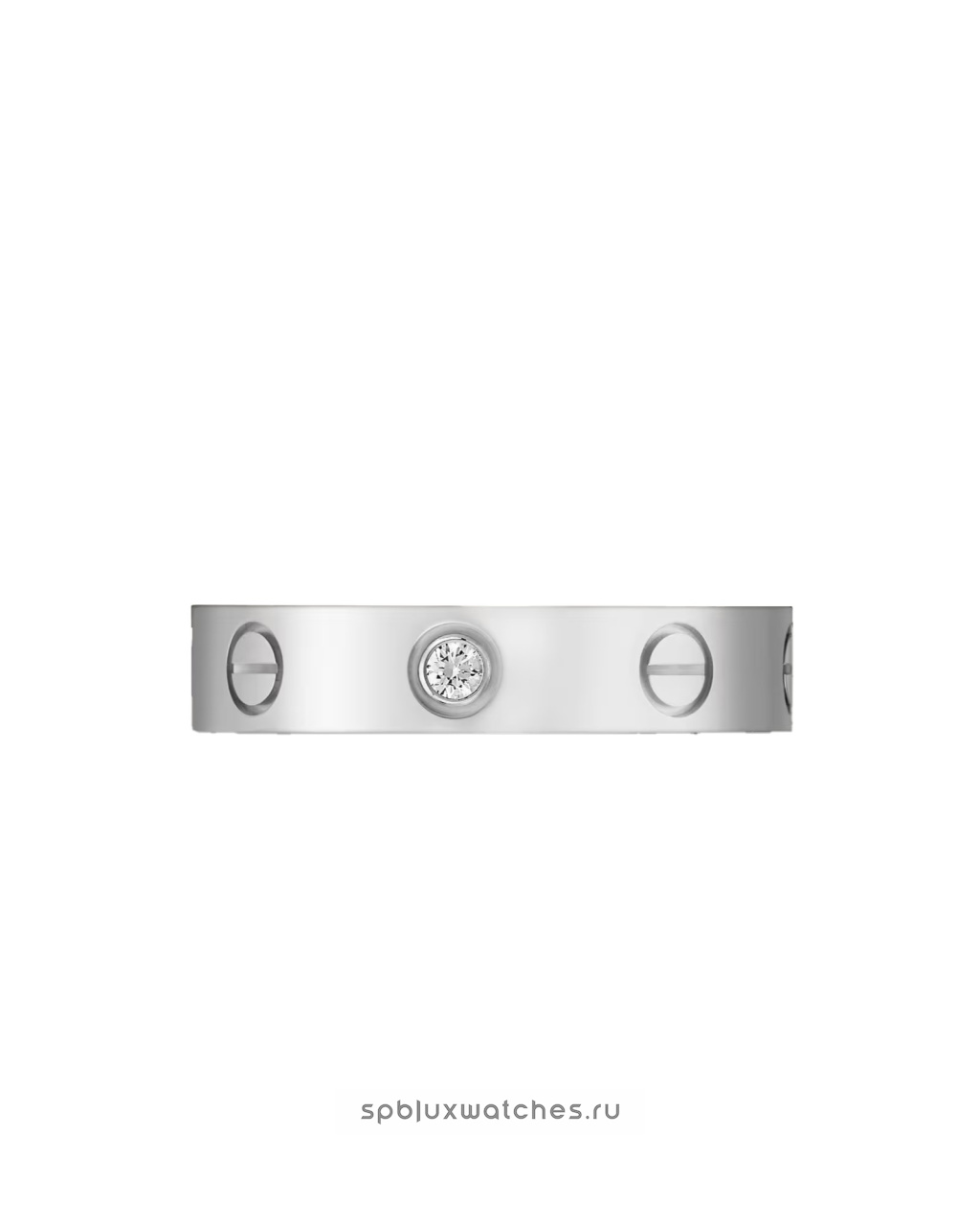 Обручальное кольцо Cartier Love Wedding Band 1 Diamond Small Model B4050500