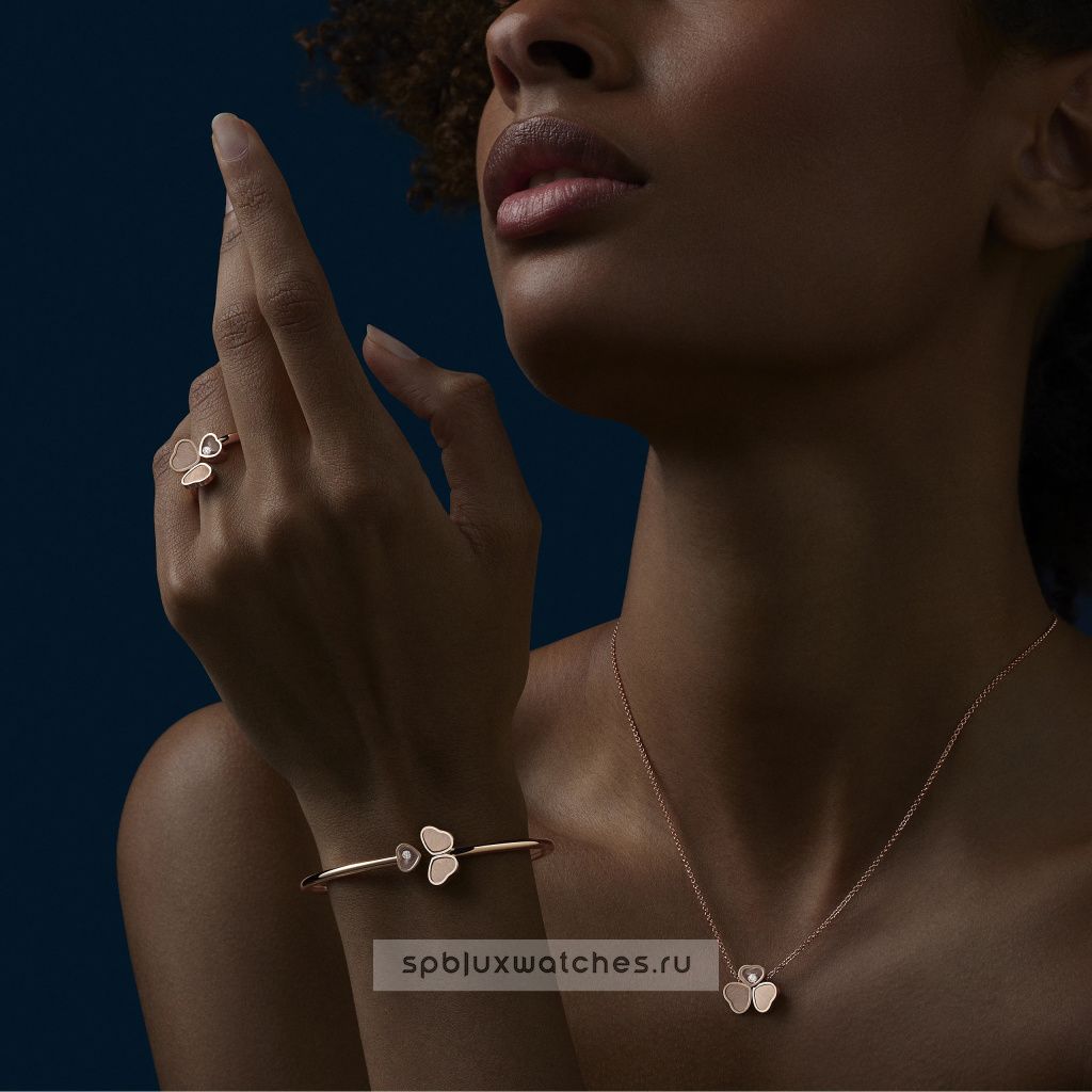 Кольцо Chopard Happy Hearts Wings Ring 82A083-5700