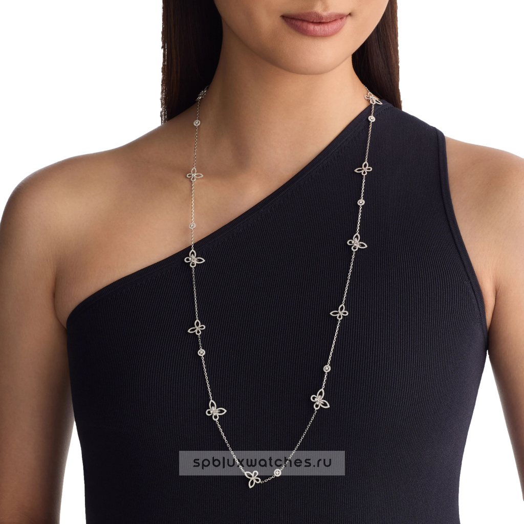Колье Graff Butterfly Silhouette Diamond Long Necklace RGP749