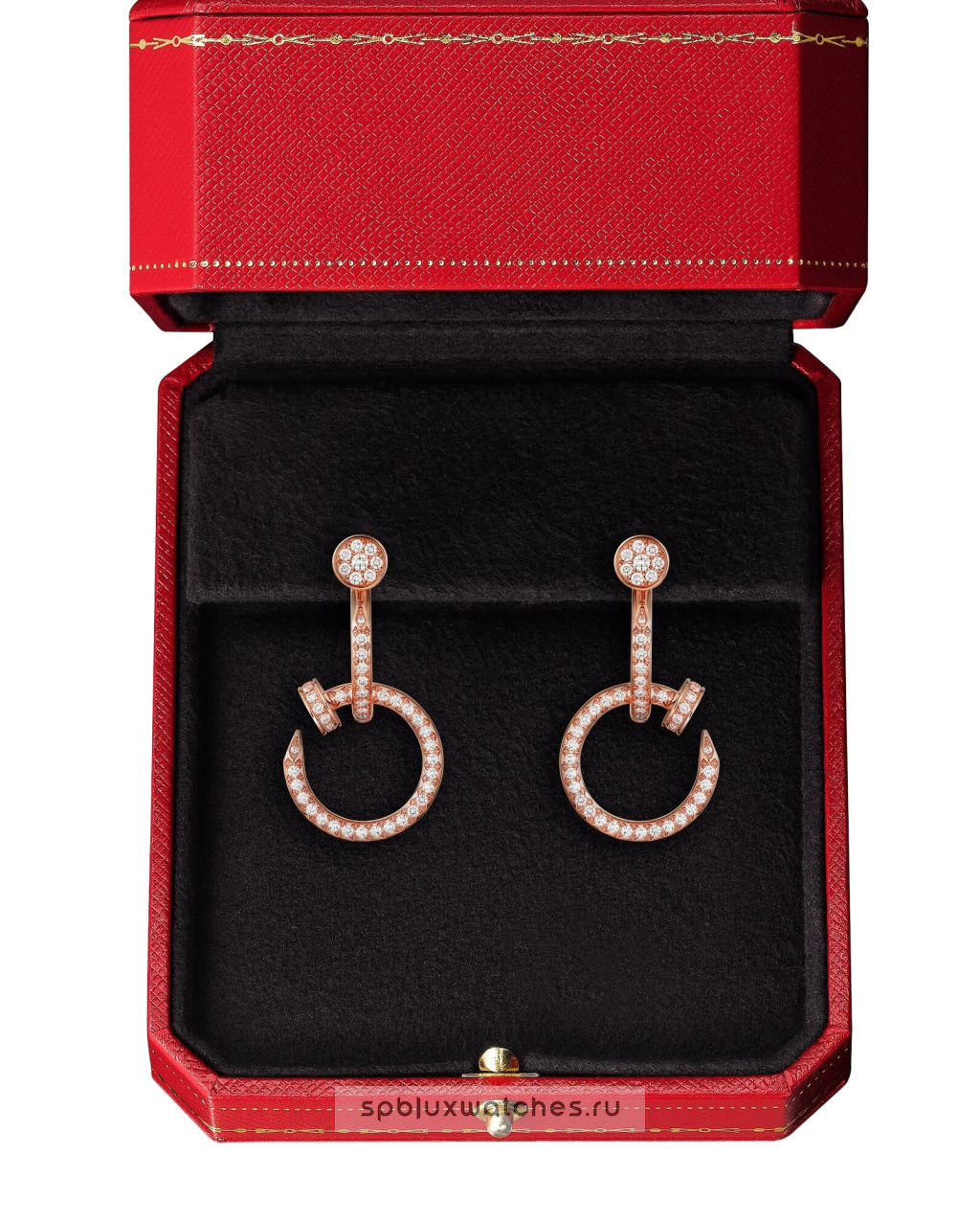 Серьги Cartier Juste un Clou Paved Double Earrings N8515270