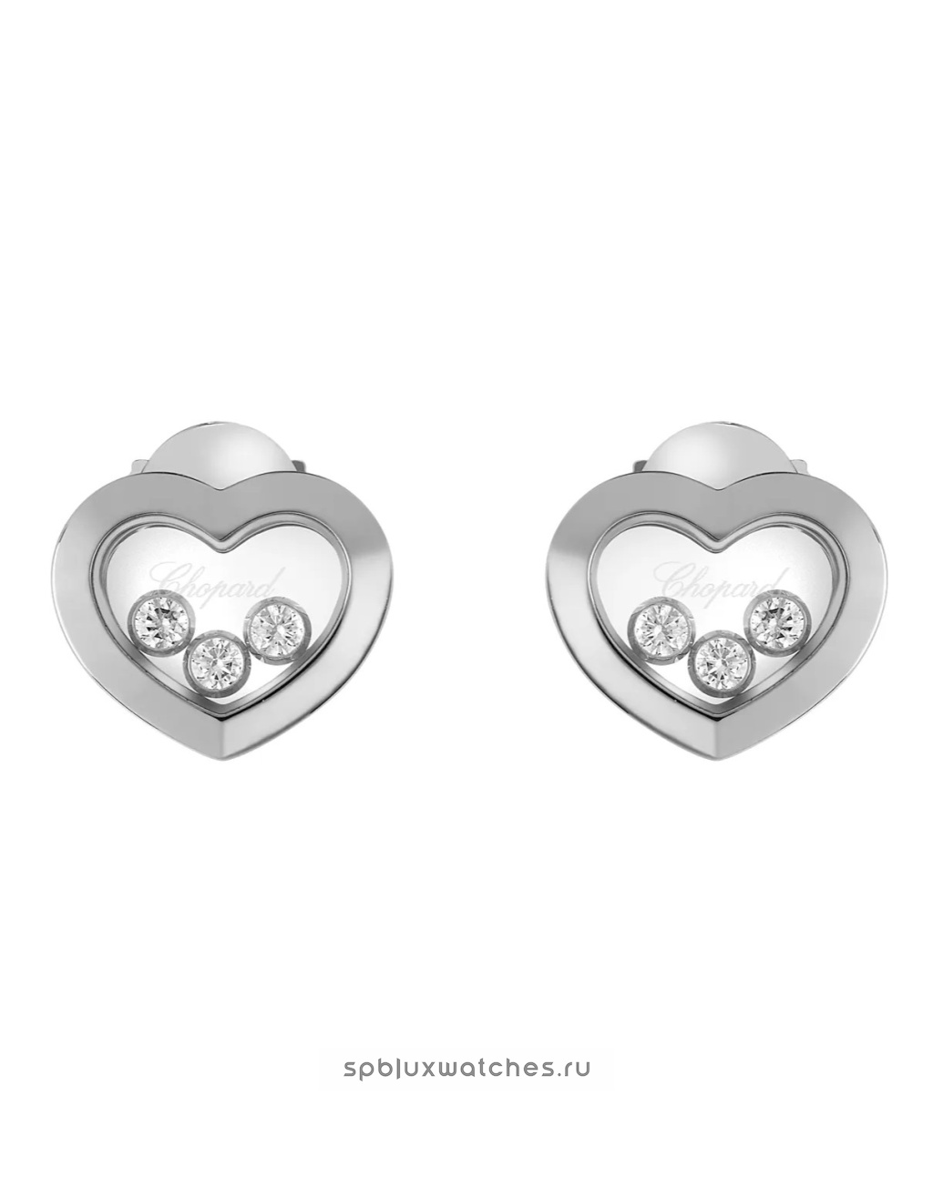 Серьги Chopard Happy Diamonds Icons Earrings 83A611-1001