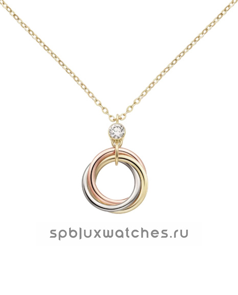 Подвеска Cartier Trinity 1 Diamond Pendant B7224815