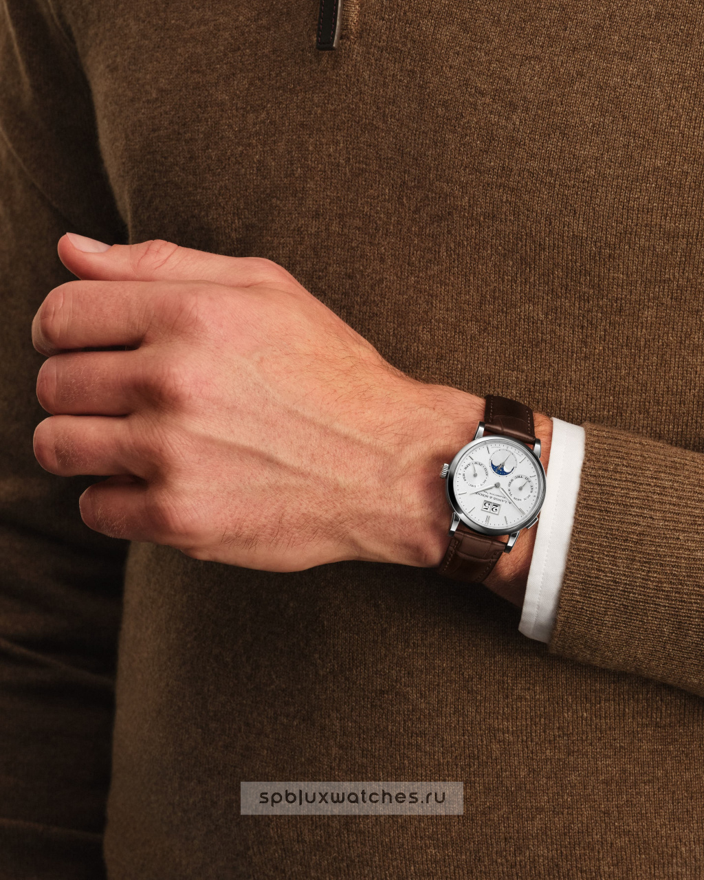 A. Lange & Sohne Saxonia Annual Calendar 36 mm 331.026 E