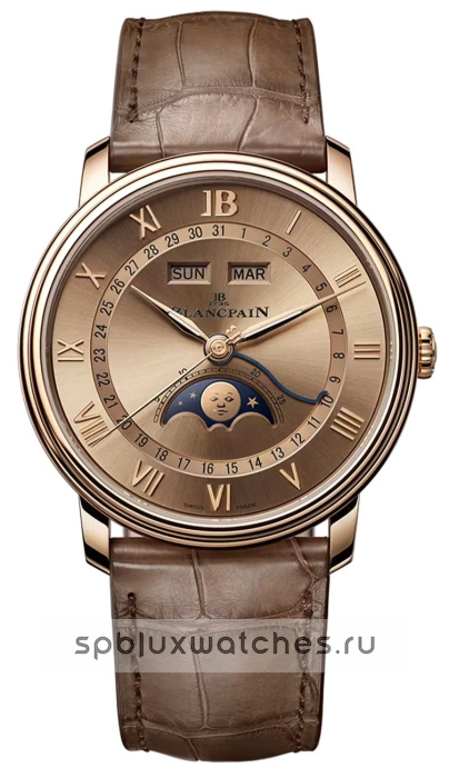 Blancpain Villeret Quantieme Complet 40.2 mm 6654N 3646 55B