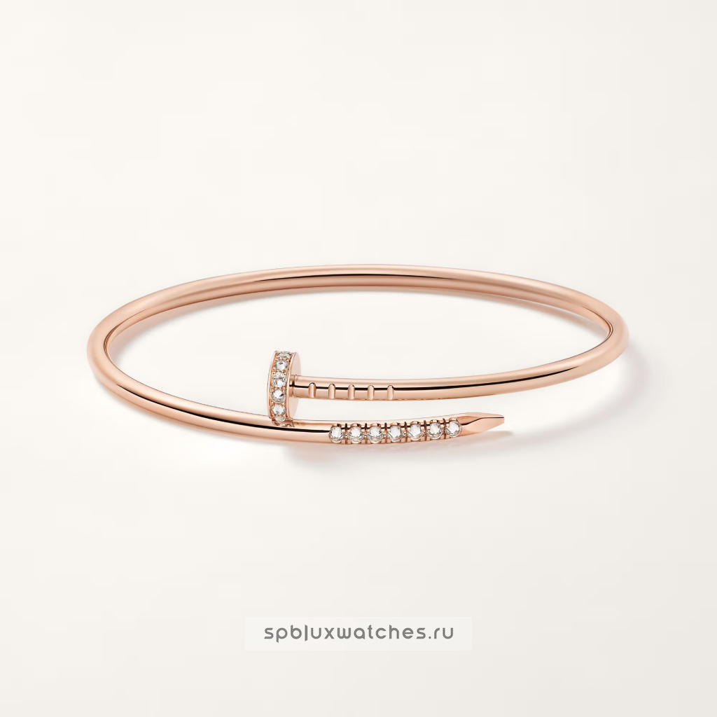 Браслет Cartier Juste Un Clou Bracelet Small Model Reverse-Set Diamonds B6091317