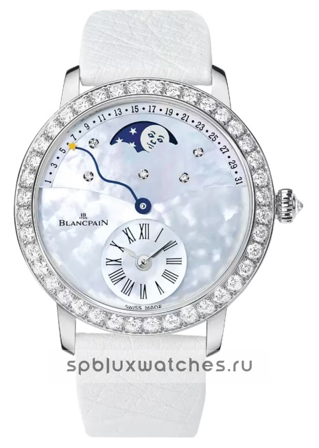 Blancpain Ladybird Quantieme Retrograde 36 mm 3653 1954L 58B