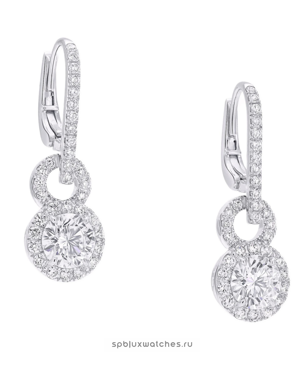 Серьги Graff Icon 8 Round Diamond Earrings RGE2103