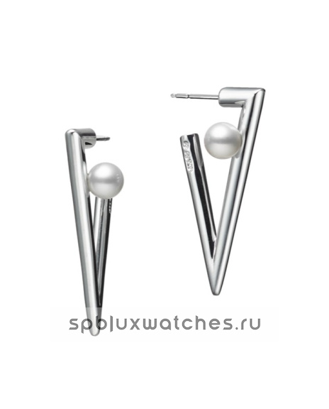 Серьги Mikimoto V Code Pierced Earrings PE-1778PS