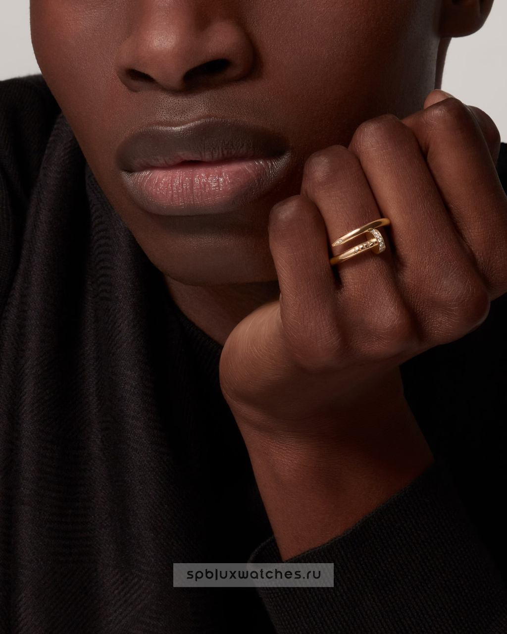 Кольцо Cartier Juste un Clou Diamonds Ring Classic Model B4216900