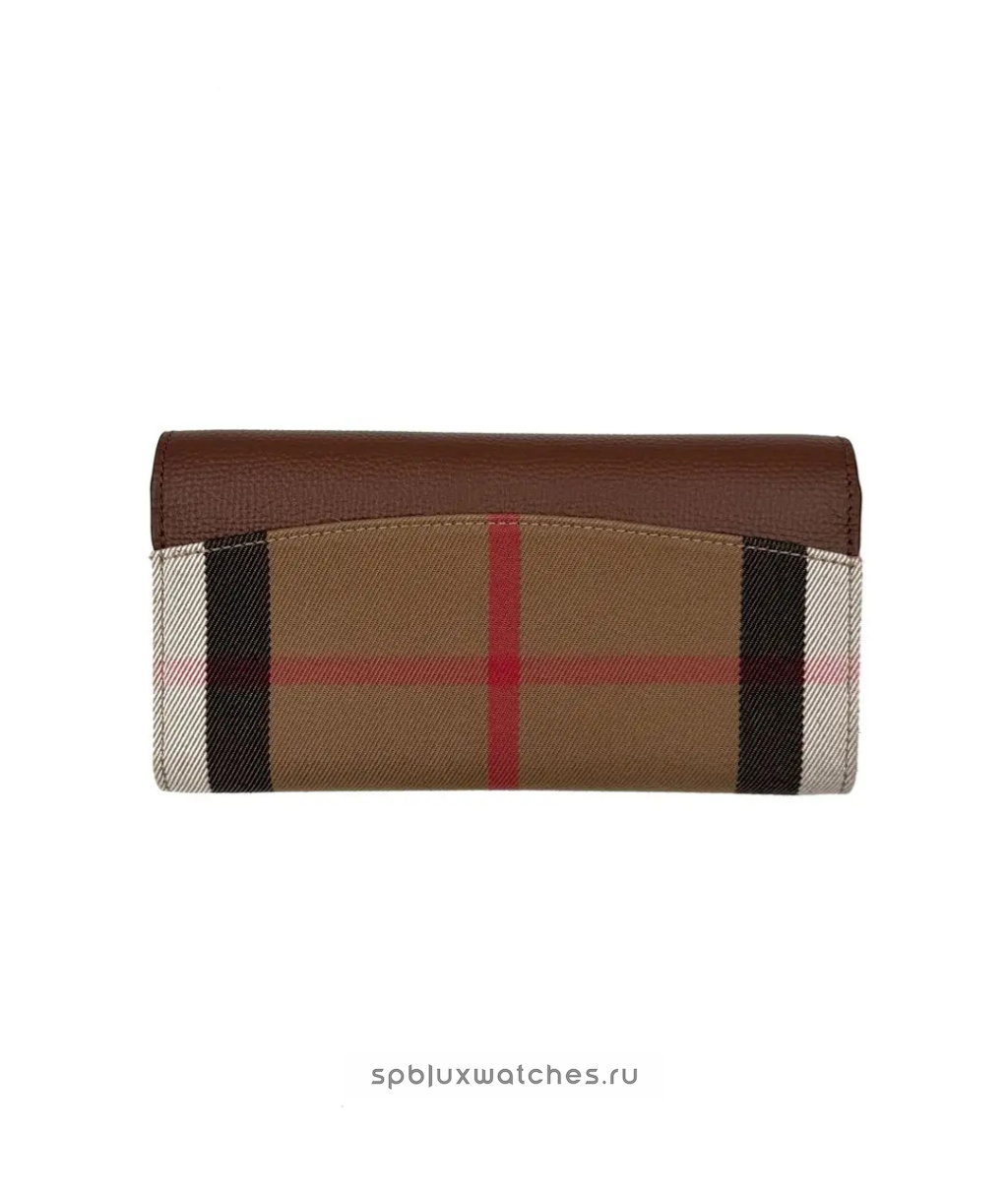 Кошелек Burberry Canvas Leather