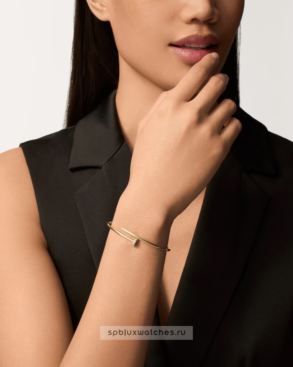Браслет Cartier Juste un Clou Diamonds Bracelet Small Model B6066117