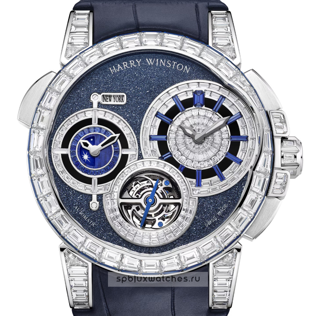 Harry Winston Ocean Tourbillon GMT Worldtimer 46 mm OCEATG46WW002