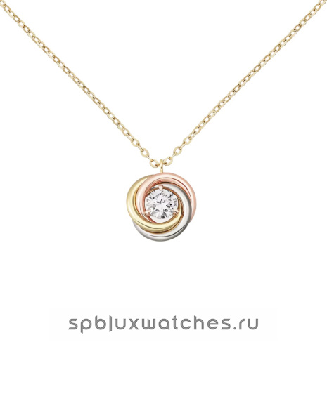 Подвеска Cartier Trinity 1 Diamond Pendant B7224812