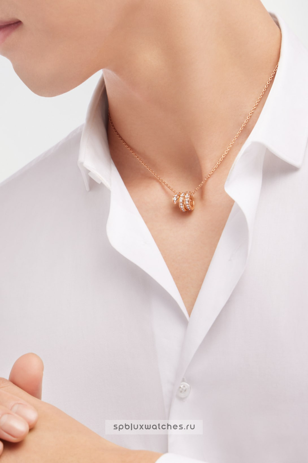 Подвеска Bvlgari Serpenti Viper Pendant Necklace 357795