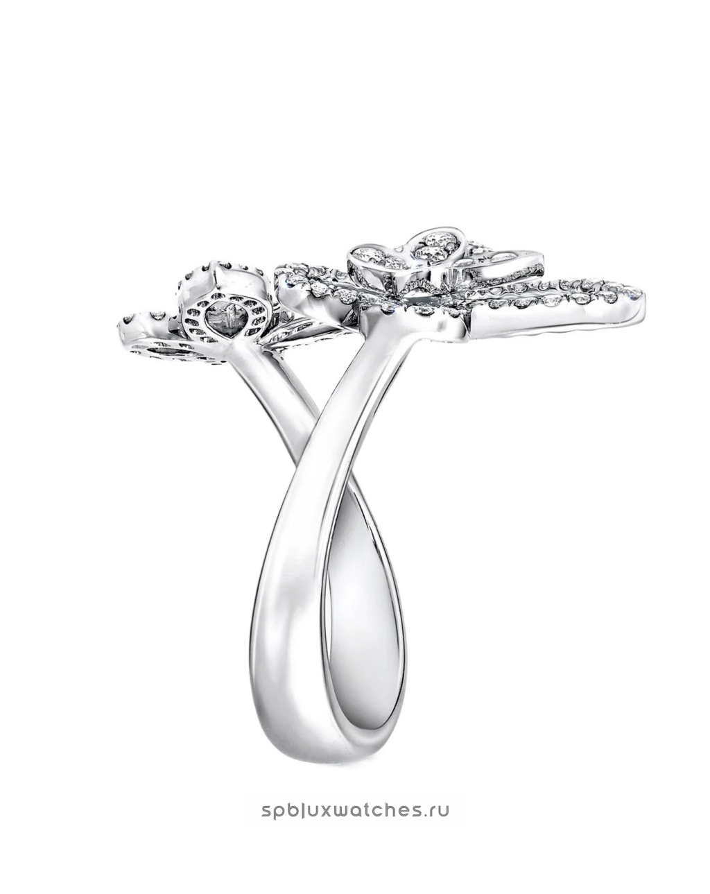 Кольцо Graff Double Butterfly Silhouette Diamond Ring RGR789