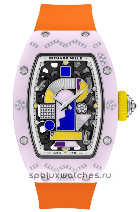 Richard Mille RM 07-01 Automatic Winding Coloured Ceramics Blush Pink 31.4 x 42.5 mm