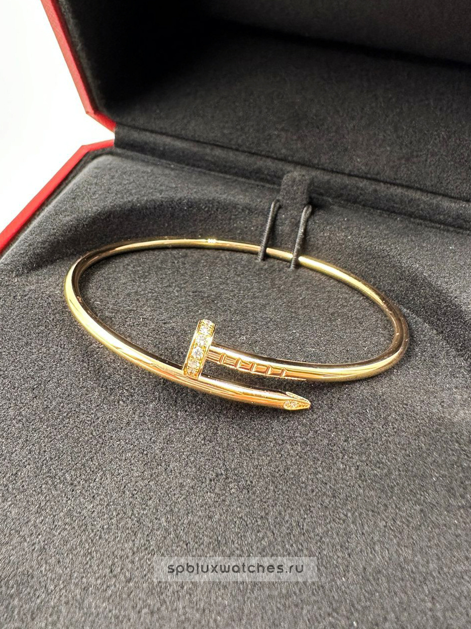 Браслет Cartier Juste un Clou Diamonds Bracelet Small Model B6065814