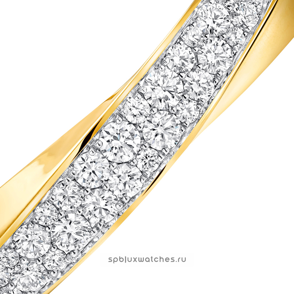 Браслет Graff Spiral Diamond Bangle RGB691