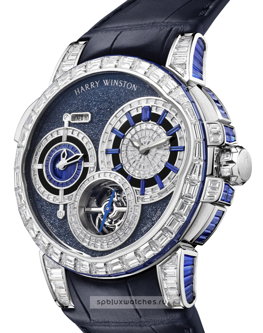 Harry Winston Ocean Tourbillon GMT Worldtimer 46 mm OCEATG46WW002