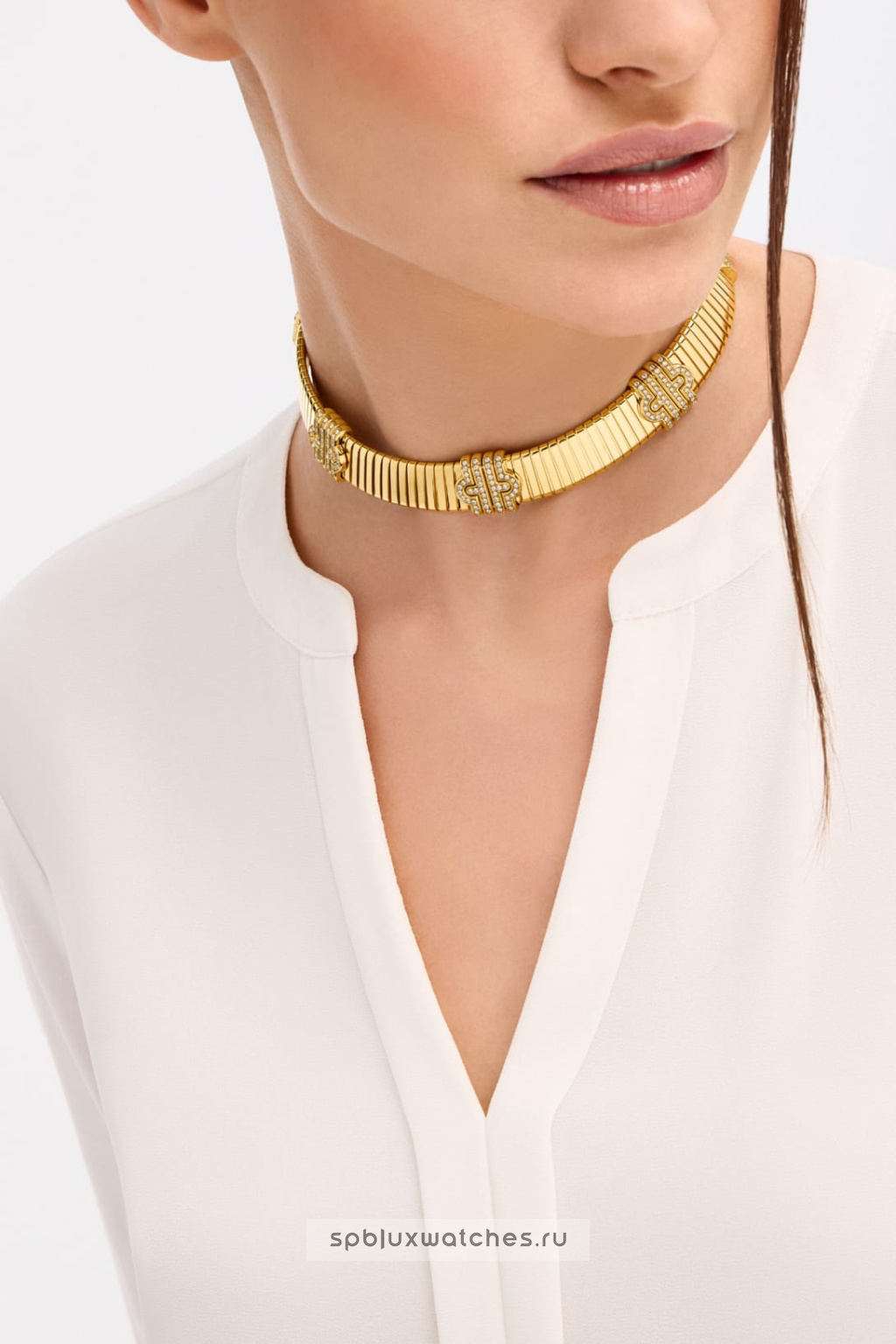 Колье Bvlgari Tubogas Necklace 359948