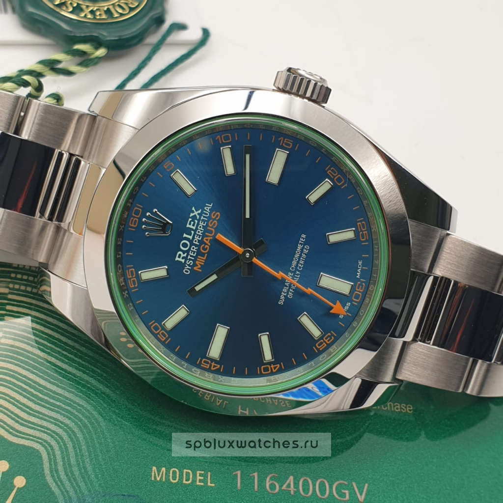 Rolex Oyster Milgauss Z-Blue 40 mm 116400