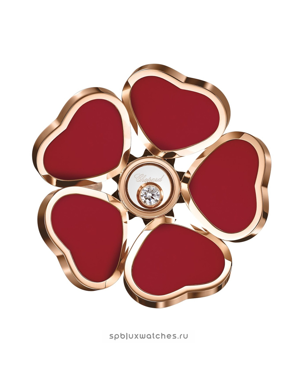 Кольцо Chopard Happy Hearts Flowers Ring 82A085-5800