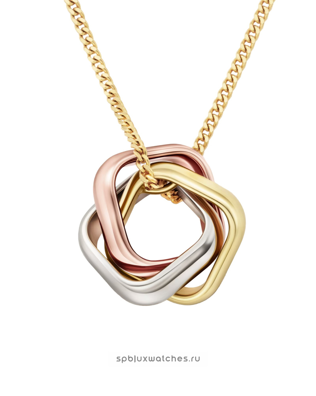 Подвеска Cartier Trinity Cushion-Shaped Pendant B7224955