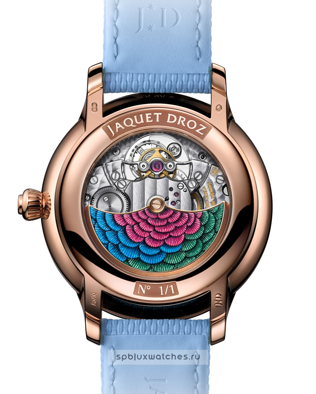 Jaquet Droz Petite Heure Minute Red Gold - Hummingbird 39 mm J0130130031
