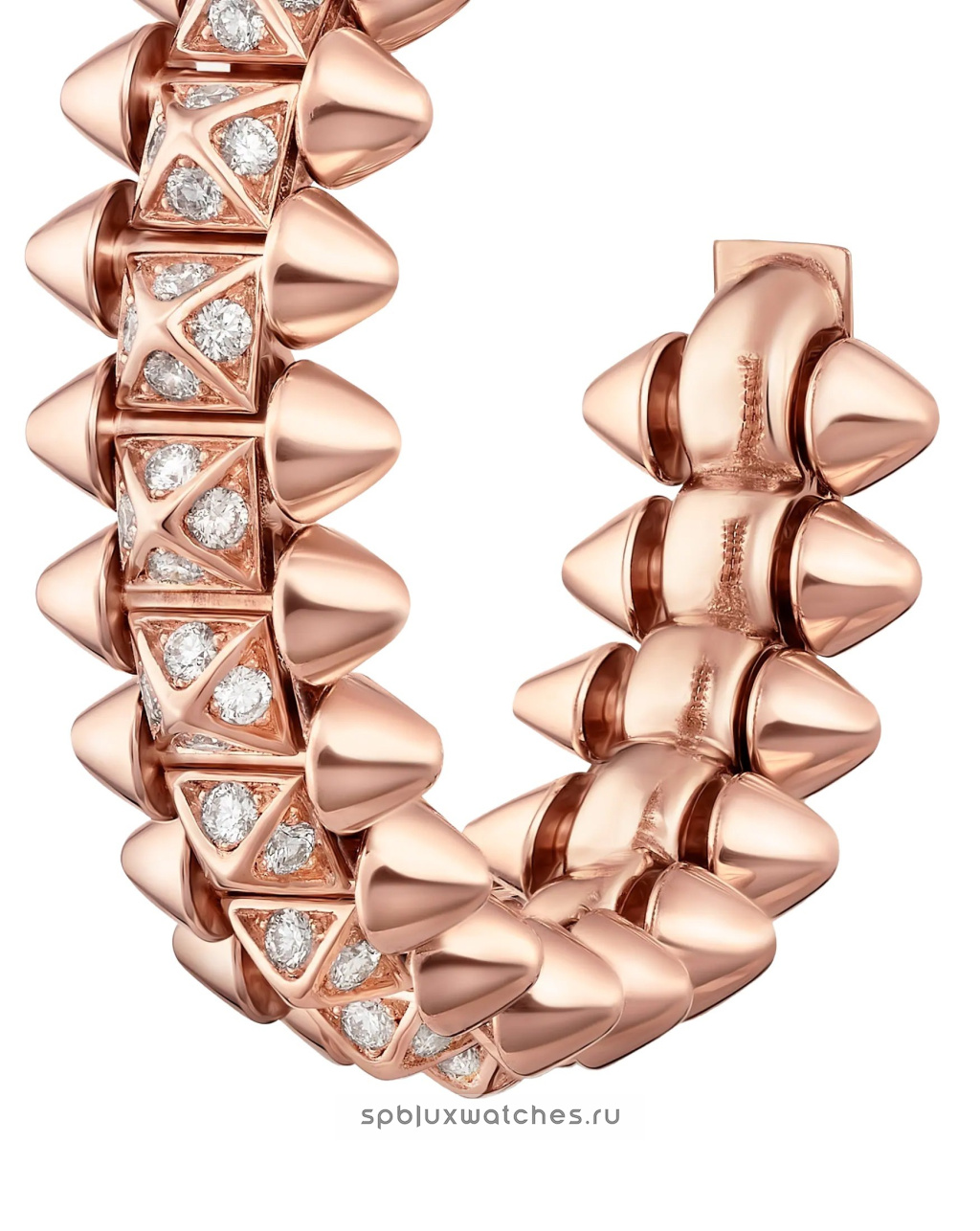 Серьги Cartier Clash de Cartier Paved Hoop Earrings Small Model N8515239