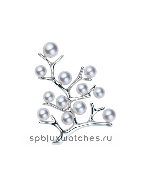 Брошь Mikimoto Kofuku No Ki Brooch PB-767AS