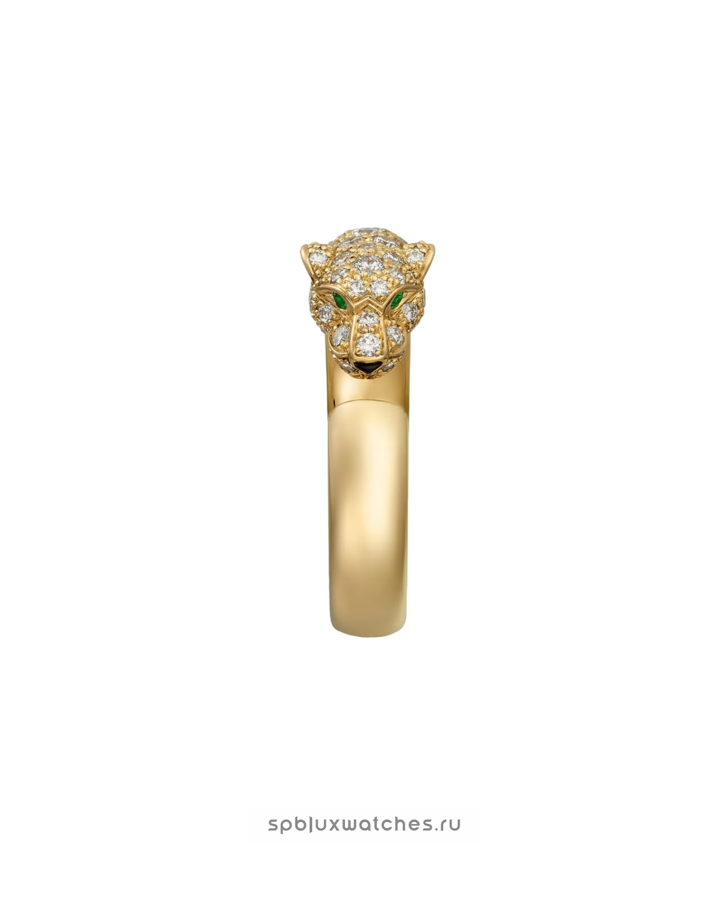 Кольцо Cartier Panthere de Cartier Half-Paved Ring Small Model N4765800