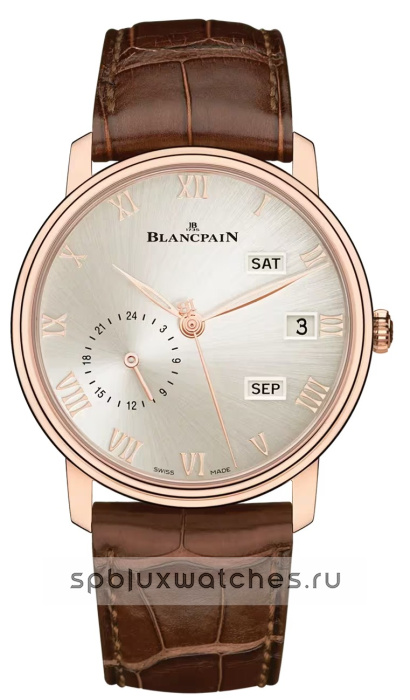 Blancpain Villeret Quantieme Annuel GMT 40 mm 6670A 3642 55B