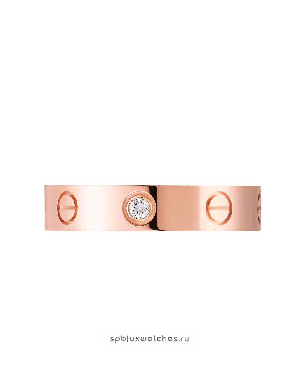 Обручальное кольцо Cartier Love Wedding Band 1 Diamond Small Model B4050700