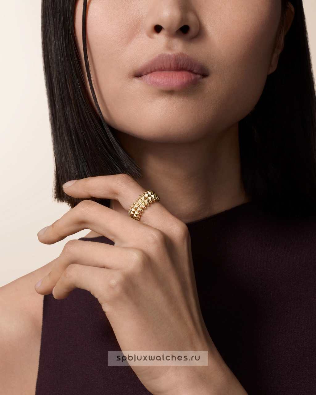 Кольцо Cartier Clash de Cartier Double Row Ring B4238300
